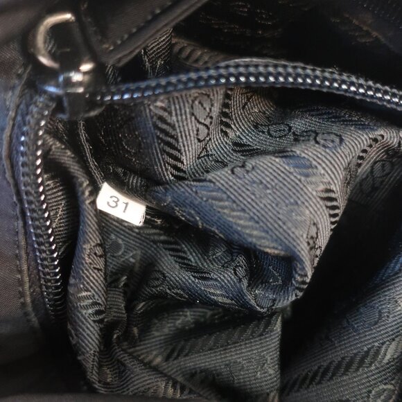Authentic Women Prada B9223 Tessuto Sport (31) Black Nylon Shoulder Tote Handbag - Picture 12 of 16